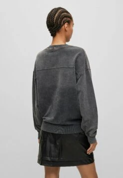 Boss C Elaslogan Town - Sweater - Dunkelgrau Zwei -Sneaker 0b58cf140e13434da36936b79fdcb77f