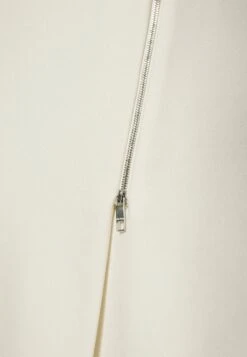 Boss V-Neck Dress With Zip Details - Jurk - Open White -Sneaker 159505f49007469a8ff9b531ec36c7d5