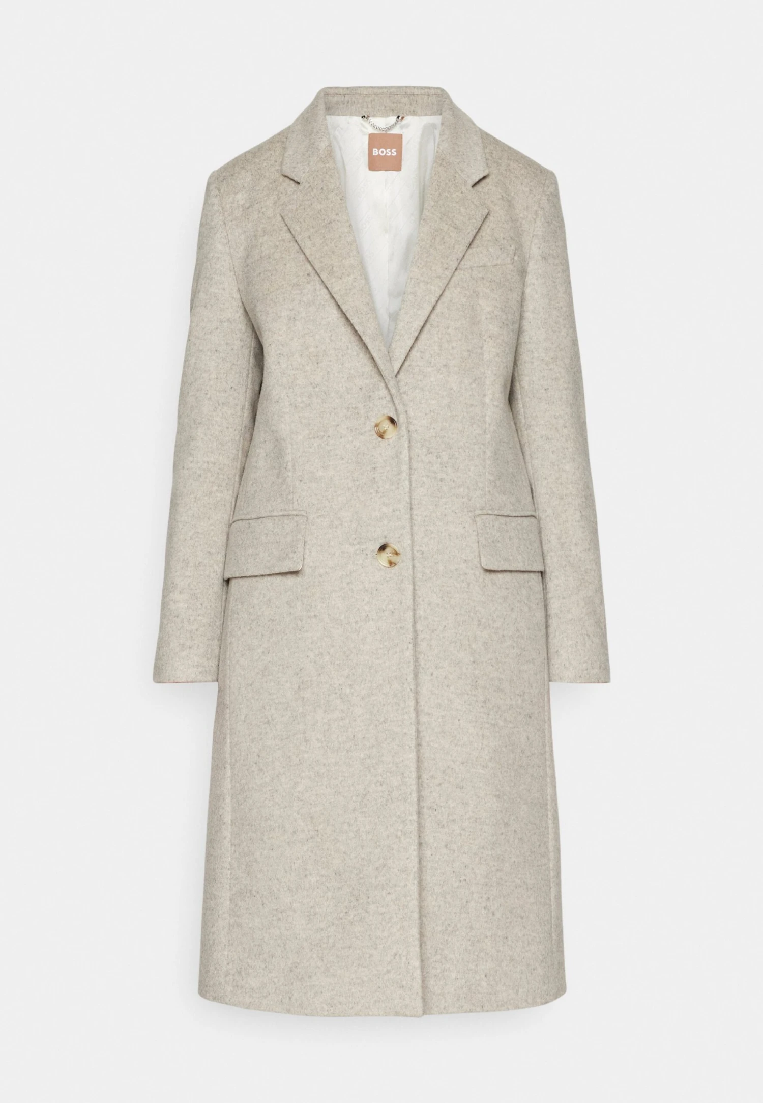 Boss Slim-Fit Coat In Virgin Wool And Cashmere - Mantel - Open White 7 Boss Slim-Fit Coat In Virgin Wool And Cashmere - Mantel - Open White - Afbeelding 7