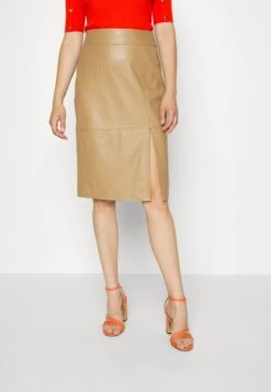 Boss Setora - Leren Rok - Medium Beige -Sneaker 1effa55b04cc4c0b85ab0dddde7b6b81