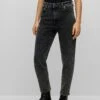 Boss Ruth Bc- Jeans Tapered Fit - Charcoal One