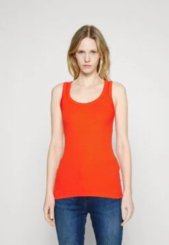 Boss C Ematite Cotton Mix Top - Top - Bright Orange