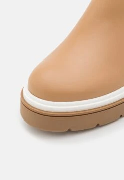 Boss Carol Chelsea - Enkellaarsjes Met Plateauzool - Medium Beige -Sneaker 26b380734cc146a0b47995d5c129a7e4