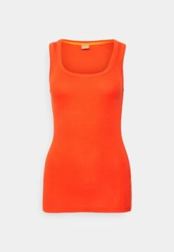 Boss C Ematite Cotton Mix Top - Top - Bright Orange -Sneaker 26f25686def74b9ba440109aca6a3e56