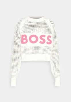 Boss Fenniki - Trui - Open White -Sneaker 2c8f2a2a90114bb6807637e5d785a3c6