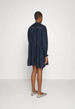 Boss Dabaca Lace Detail - Jurk - Dark Blue -Sneaker 3816406af1eb4f96987aceebe57dcbf9