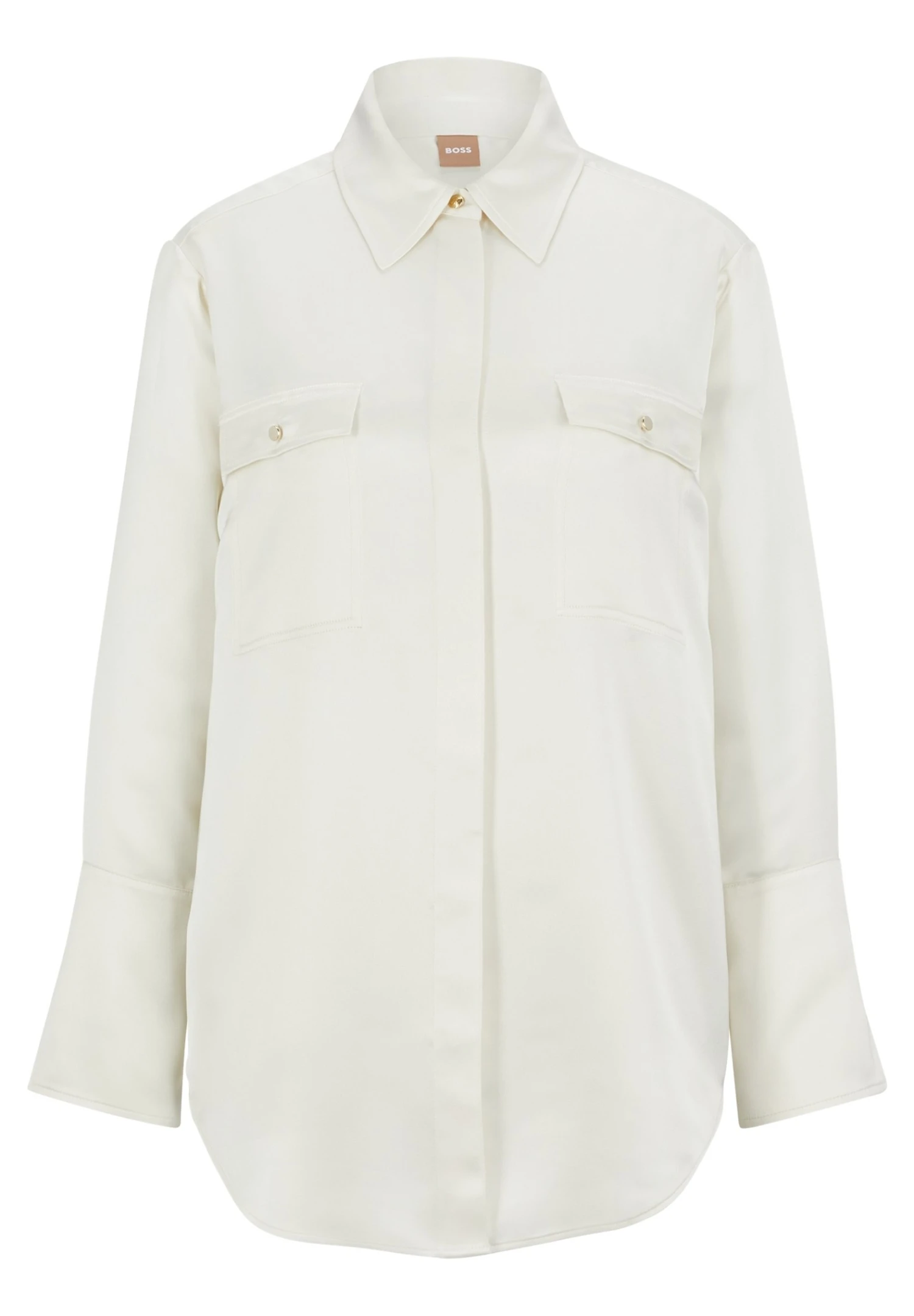 Boss Besatina - Lichte Jas - Open White 7 Boss Besatina - Lichte Jas - Open White - Afbeelding 7