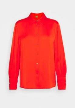 Boss Benea Silk Mix - Overhemdblouse - Bright Orange -Sneaker 4147ae202f6d4b5a9ba79b52a06a5f3e