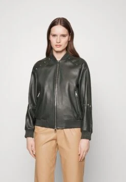 Boss Sanito - Leren Jas - Black