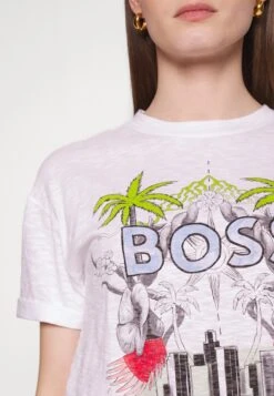 Boss Evarsy - T-Shirt Print - White -Sneaker 4576fc0282f44bafb772c539ce00097c