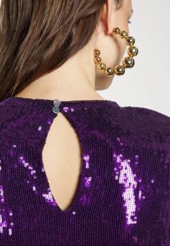 Boss Esilca - Cocktailjurk - Dark Purple -Sneaker 4a375410250f491f9949a16c9e6115cc