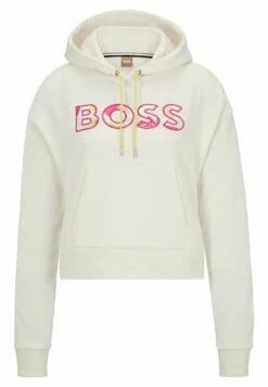 Boss Ecropi_Aop Logo - Hoodie - Natural Eighteen -Sneaker 4a8f72f16d9c4467a9d1fd8094d8bed2