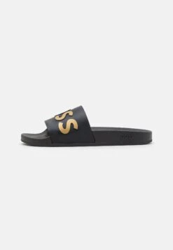 Boss Bay It Unisex - Badslippers - Black/Gold