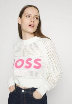 Boss Fenniki - Trui - Open White -Sneaker 4dfaa7d242f64d38bb900e687637bc0c