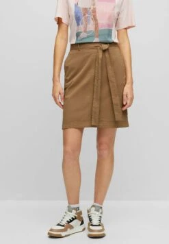 Boss Varella1-D_Eosp - A-Lijn Rok - Open Beige