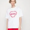 Boss Ebase - T-Shirt Print - White