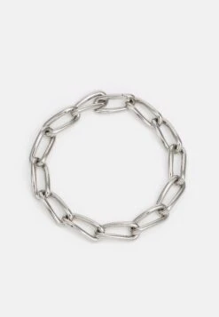 Boss Necklace With Carabiner Closure - Ketting - Silberfarben