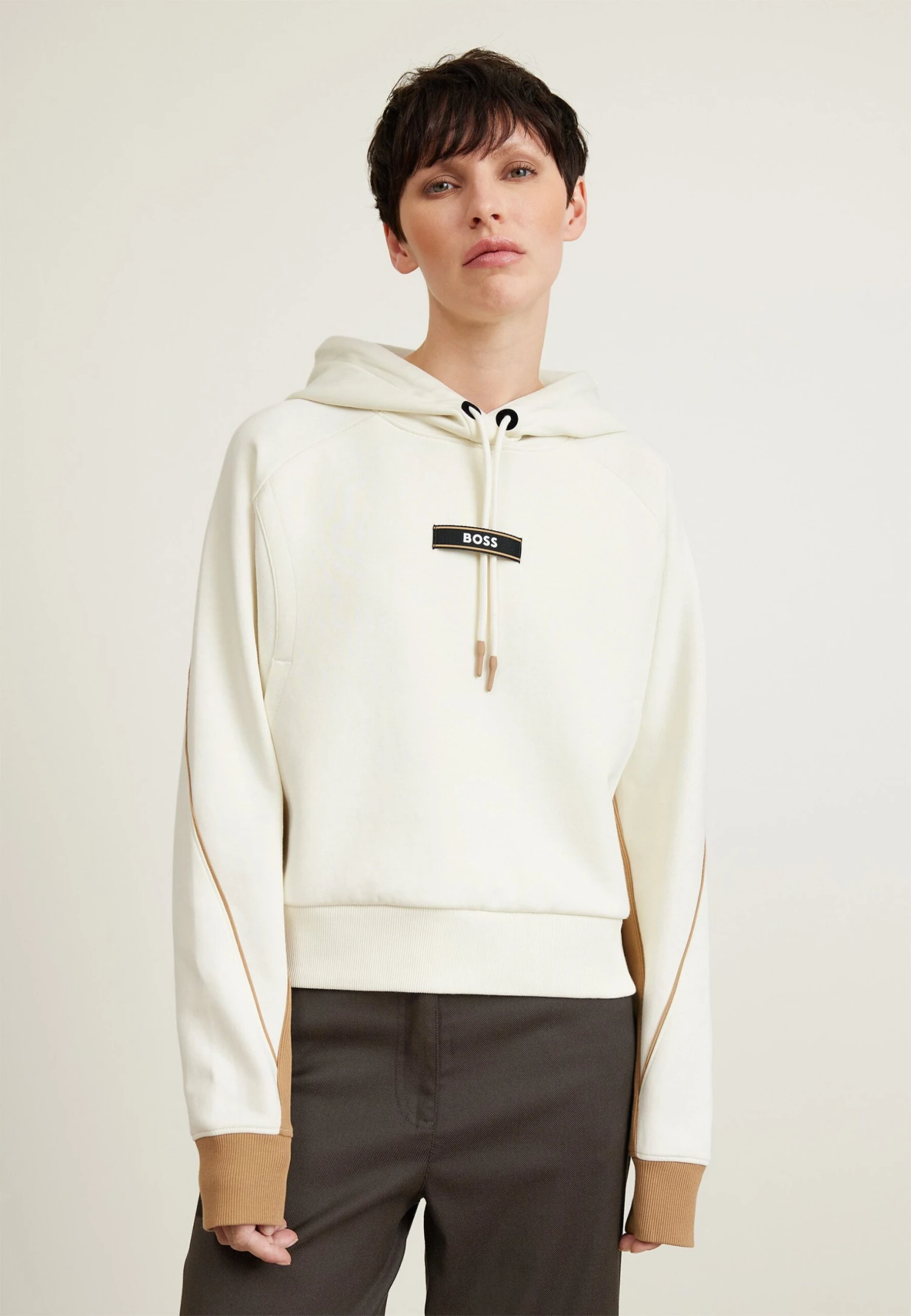 Boss Erest Alica - Hoodie - Open White 1 Boss Erest Alica - Hoodie - Open White