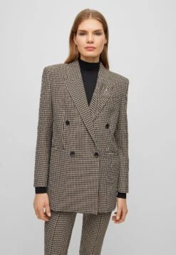 Boss Jekira - Halflange Jas - Medium Beige