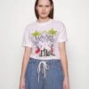 Boss Evarsy - T-Shirt Print - White
