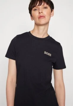 Boss Elogobadge Alica - T-Shirt Basic - Black -Sneaker 788eaa25c2e94f17a0a295e5240ac5b8
