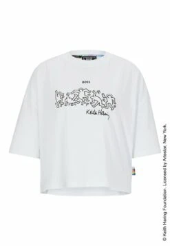 Boss X Keith Haring Ecrop_Haring - T-Shirt Print - White -Sneaker 81b7c3f416984da3977b1d1c03945cb0