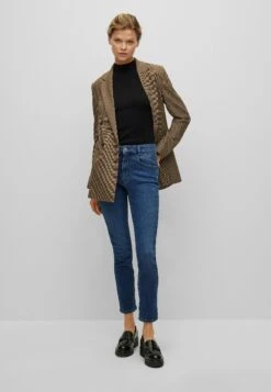 Boss Skinny Crop - Slim Fit Jeans - Dark Blue Fourteen -Sneaker 825da401c091427a9353797e3d63de18