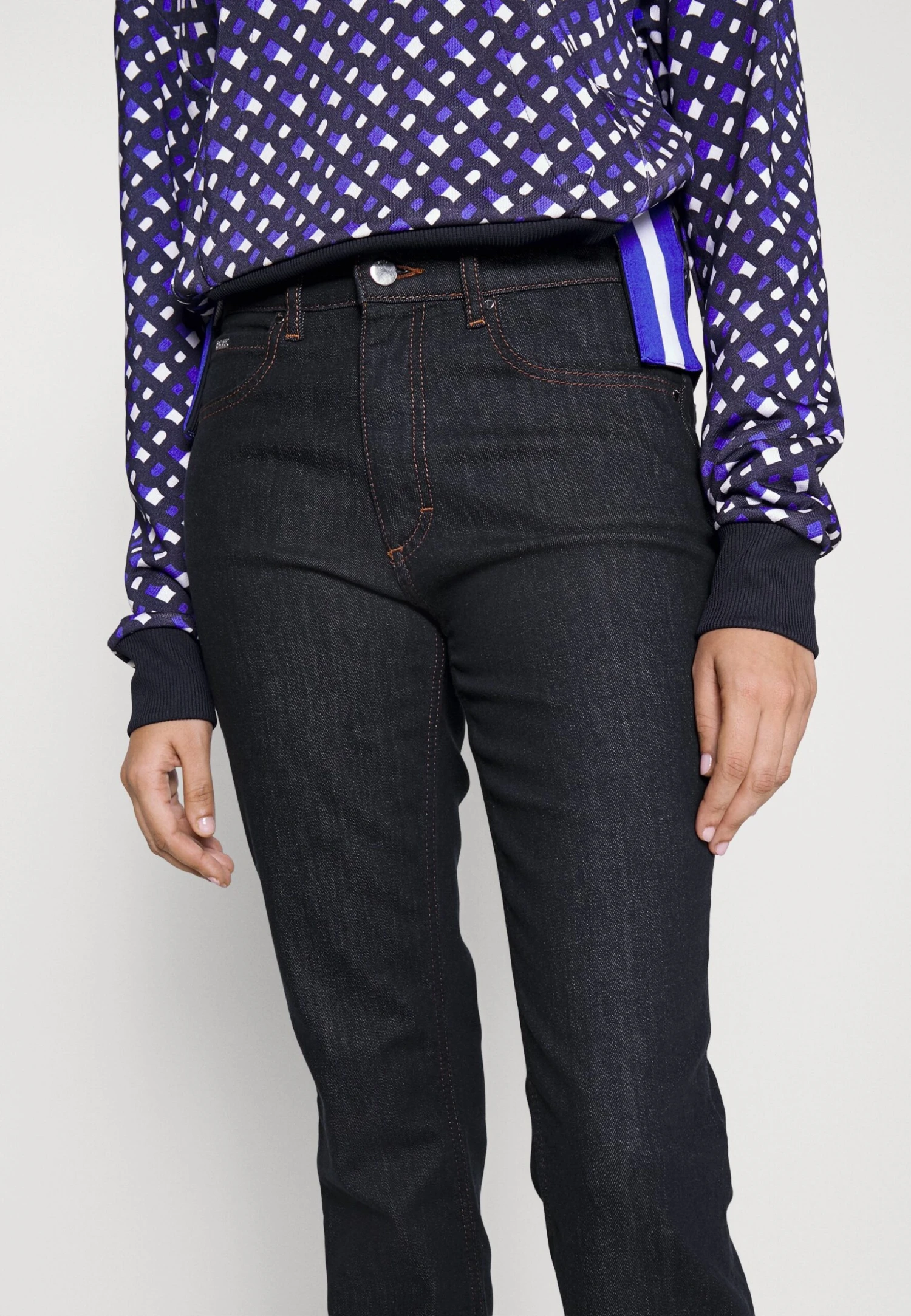 Boss Jackie Slim Crop - Slim Fit Jeans - Blue Denim 4 Boss Jackie Slim Crop - Slim Fit Jeans - Blue Denim - Afbeelding 4