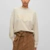 Boss C Elaslogan Town - Sweater - Beige Neun