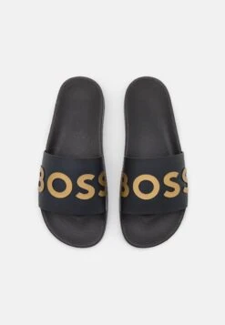 Boss Bay It Unisex - Badslippers - Black/Gold -Sneaker a3de819aa4a74756ac8c9b542ad35f75