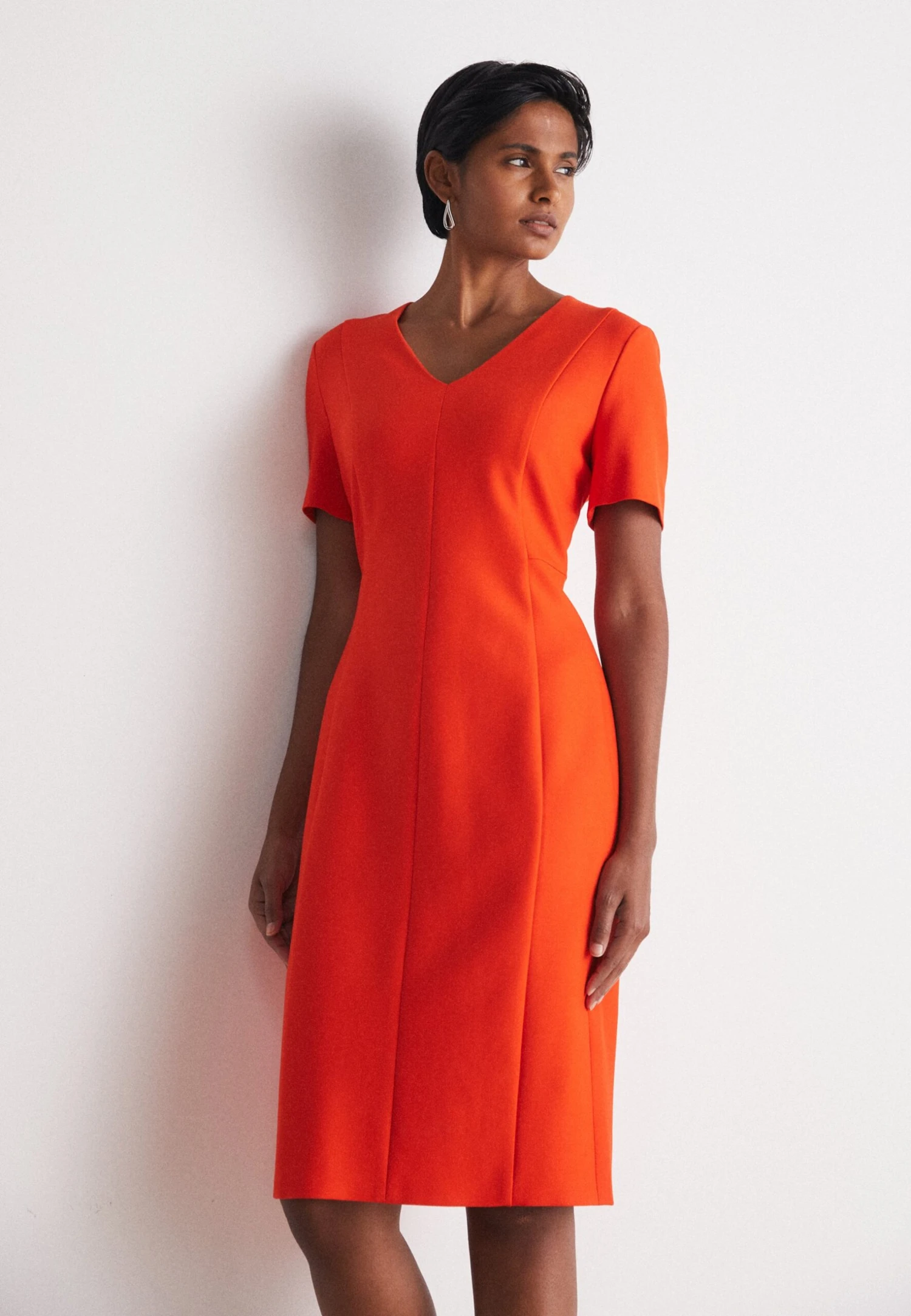 Boss Damaisa - Etui-Jurk - Bright Orange 1 Boss Damaisa - Etui-Jurk - Bright Orange