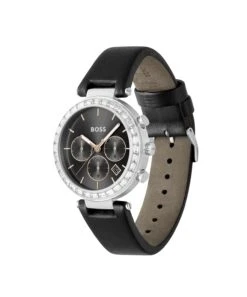 Boss 39Mm Multi 3Bar Ss Case Dial Strap - Chronograaf - Black