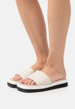 Boss Allie Slide - Muiltjes Met Hak - Light Beige