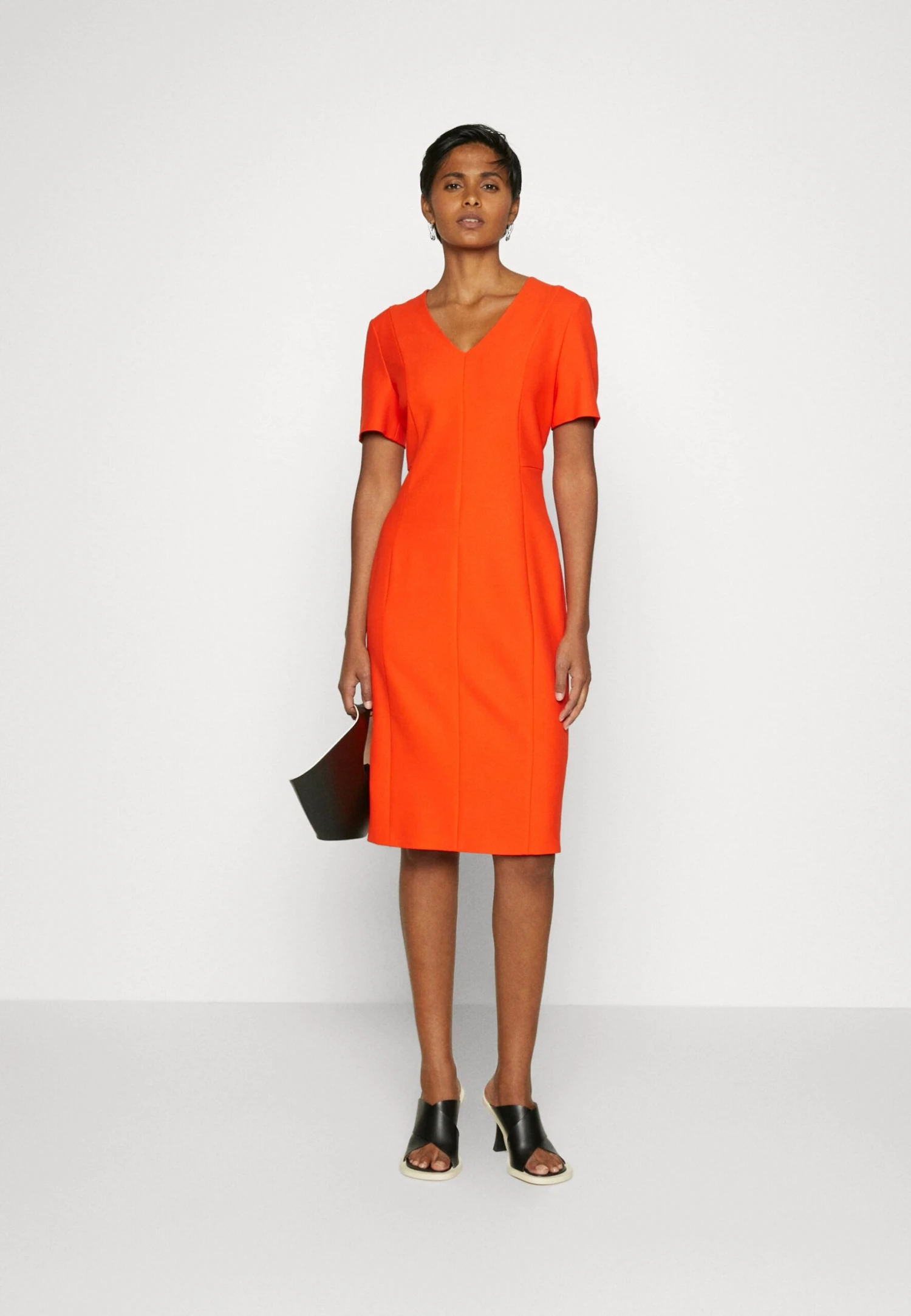 Boss Damaisa - Etui-Jurk - Bright Orange 5 Boss Damaisa - Etui-Jurk - Bright Orange - Afbeelding 5