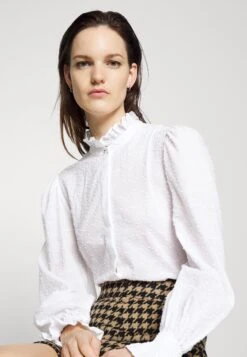 Boss Bellina - Overhemdblouse - White -Sneaker ace88722d3db4fccb280bc4e656ed61a