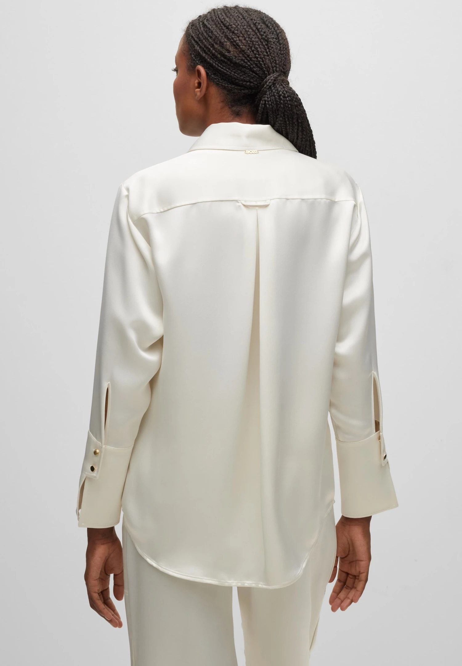 Boss Besatina - Lichte Jas - Open White 3 Boss Besatina - Lichte Jas - Open White - Afbeelding 3