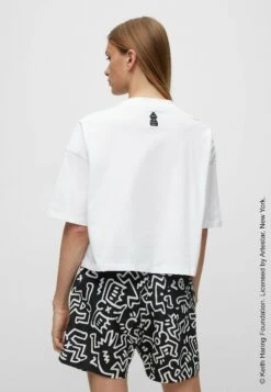 Boss X Keith Haring Ecrop_Haring - T-Shirt Print - White -Sneaker b517a32807b04295be8883fedb7922ad