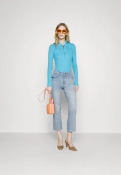 Boss Straight Leg Jeans - Light/Pastel Blue -Sneaker b88c5f6ab11a410eaef900a0e28f35a6