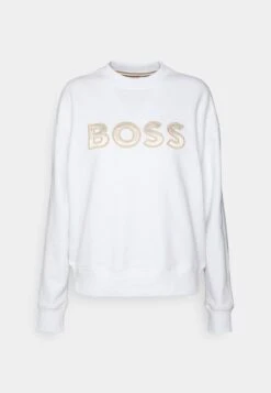 Boss Ecaisa Logo - Sweater - White -Sneaker b910fad95cfc4df4bac3143264ba6013