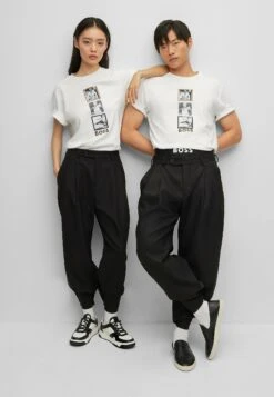 Boss X Bruce Lee T_Bruce - T-Shirt Print - White