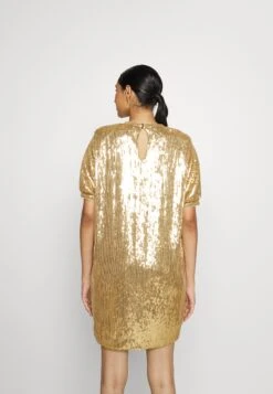 Boss Esilca - Cocktailjurk - Gold -Sneaker c610f121b0a645ba9db48b0c99954daa