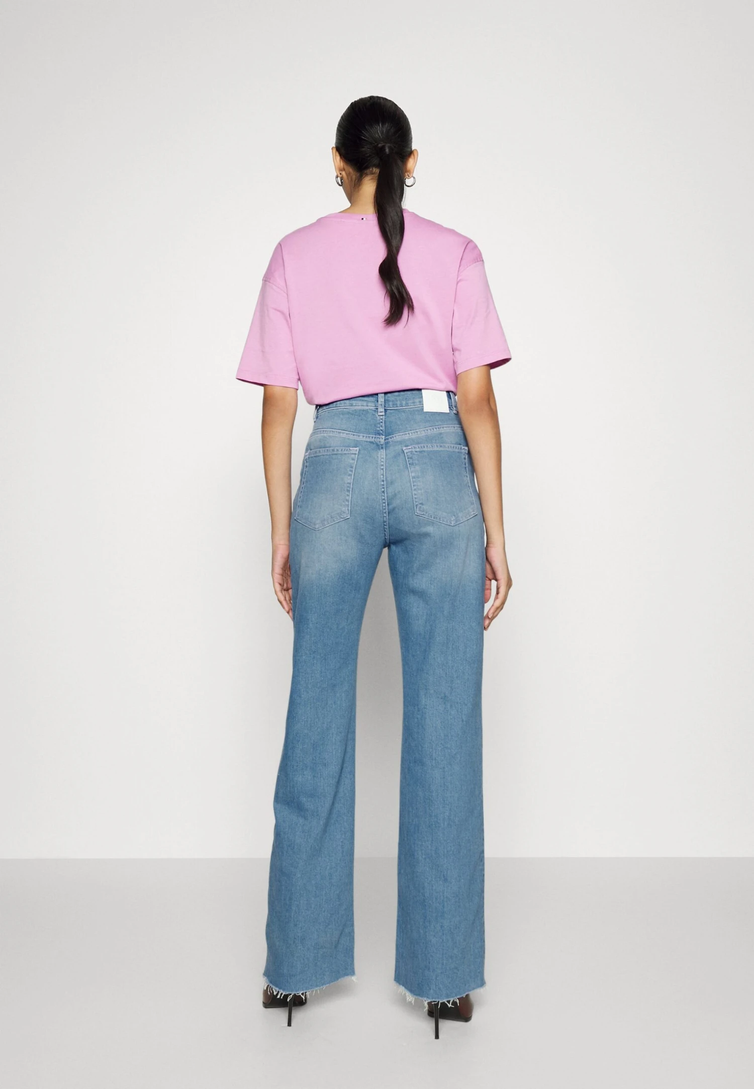 Boss Marlene Wide - Flared Jeans - Bright Blue 3 Boss Marlene Wide - Flared Jeans - Bright Blue - Afbeelding 3