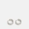 Boss Hoops Earrings - Oorbellen - Silver-Coloured