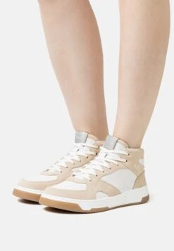 Boss Baltimore Hito - Sneakers Hoog - Light Beige