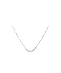 Boss With Stations Logo And Crystals - Ketting - Silver Coloured -Sneaker e714987517cf48acb2889a8b36a7d9ab