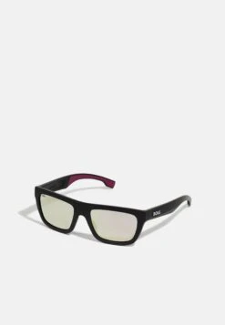 Boss World Cup Unisex - Zonnebril - Matte Black/Burgundy
