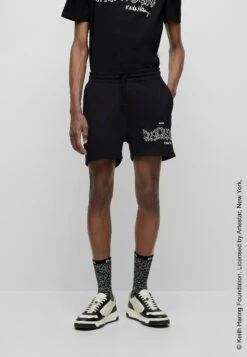 Boss X Keith Haring S_Haring - Shorts - Black One -Sneaker ef27303c912f41dd93611f1291ab59ca