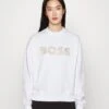 Boss Ecaisa Logo - Sweater - White