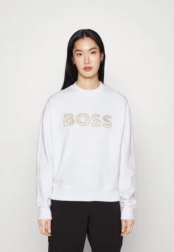 Boss Ecaisa Logo - Sweater - White