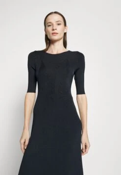Boss Cropped-Sleeve Dress With Knitted Structure - Gebreide Jurk - Open Miscellaneous -Sneaker f176f7afc6344edca6b71fe07397c285